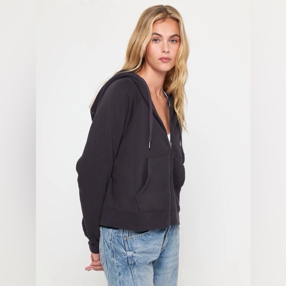 Spiritual Gangster Noir Diem Everyday Zip Hoodie, Vintage Black, NEW - Picture 4 of 5